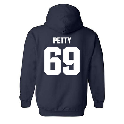 Georgia Tech - NCAA Football : Josh Petty - Classic Shersey Hooded Sweatshirt-1