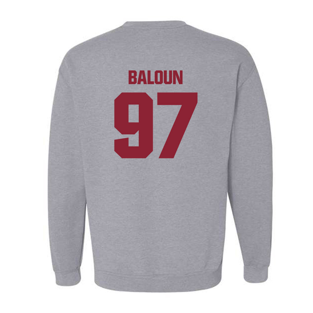 Iowa State - NCAA Football : Max Baloun - Classic Shersey Crewneck Sweatshirt-1