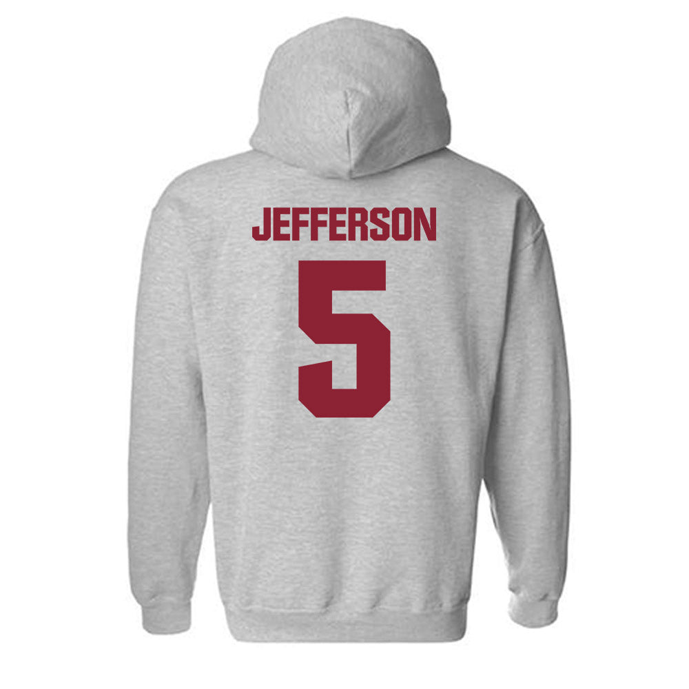 Iowa State - NCAA Men's Basketball : Joshua Jefferson - Classic Shersey Hooded Sweatshirt-1