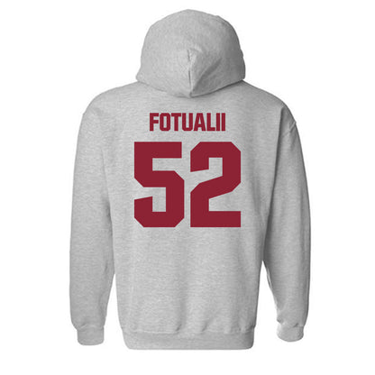 Iowa State - NCAA Football : Kingston Fotualii - Classic Shersey Hooded Sweatshirt-1