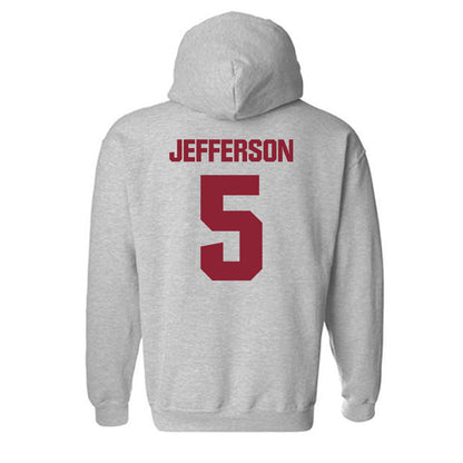 Iowa State - NCAA Men's Basketball : Joshua Jefferson - Classic Shersey Hooded Sweatshirt-1