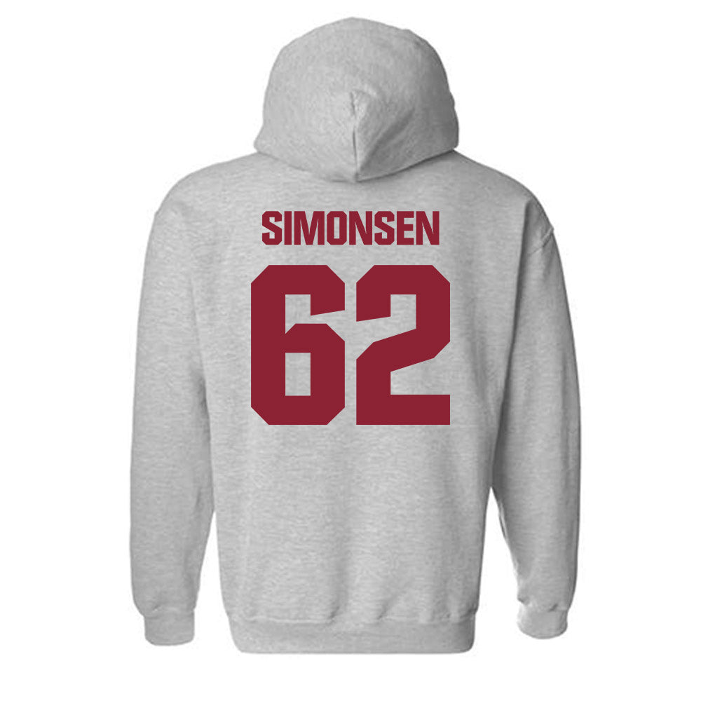 Iowa State - NCAA Football : Braden Simonsen - Classic Shersey Hooded Sweatshirt-1