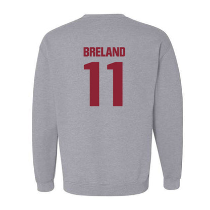Iowa State - NCAA Football : Willie Breland - Classic Shersey Crewneck Sweatshirt-1