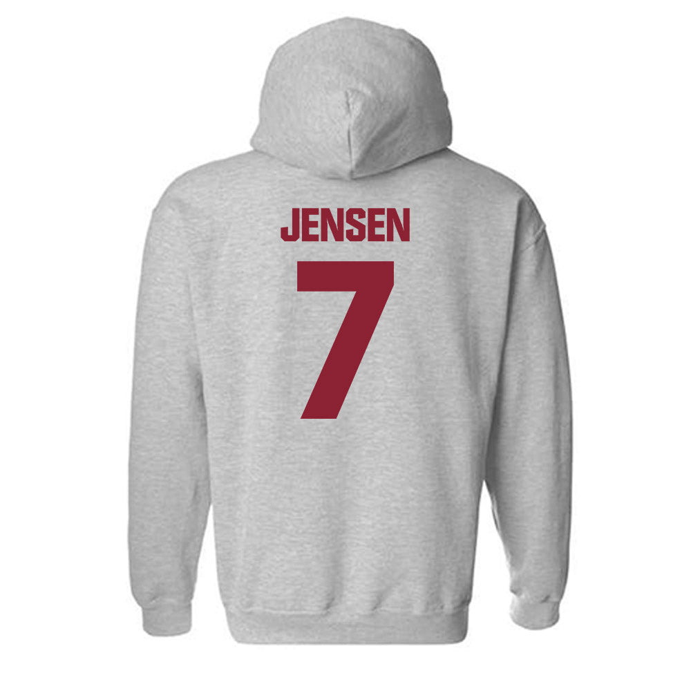 Iowa State - NCAA Women's Basketball : Freya Jensen - Classic Shersey Hooded Sweatshirt-1
