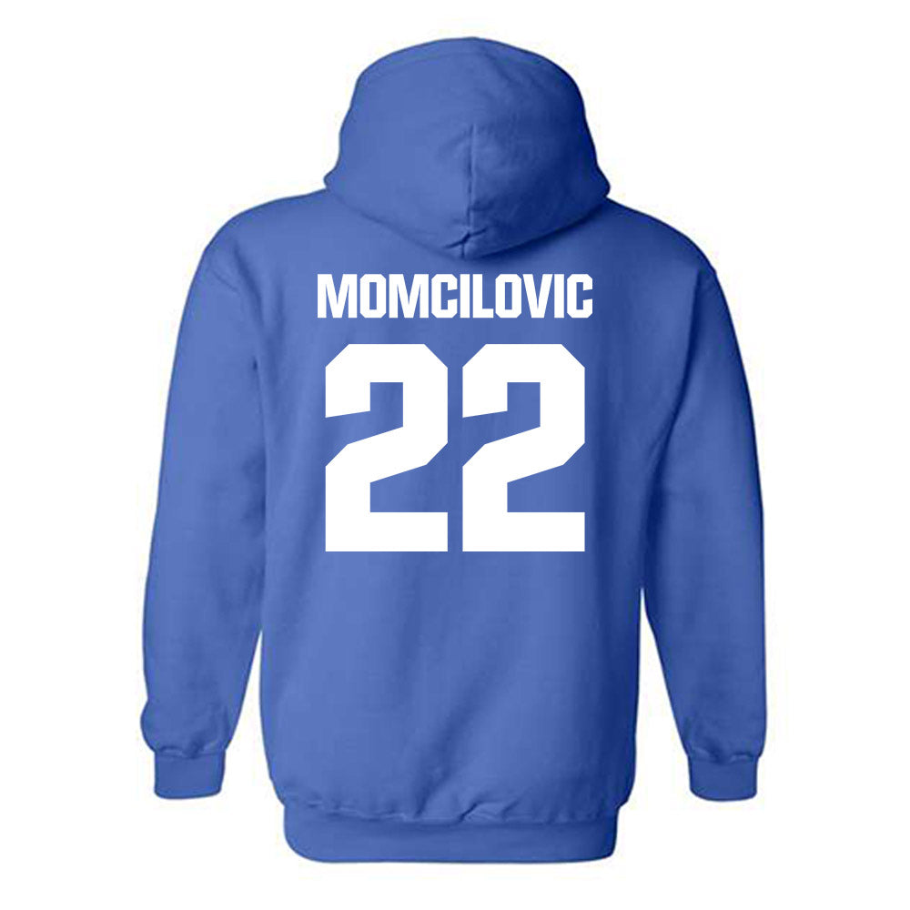 Kentucky - NCAA Men's Basketball : Milan Momcilovic - Generic Shersey Hooded Sweatshirt-1