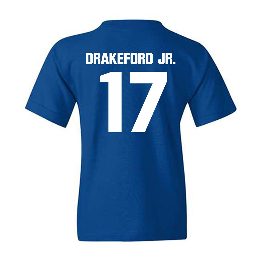 Kentucky - NCAA Football : William Drakeford Jr. - Generic Shersey Youth T-Shirt-1
