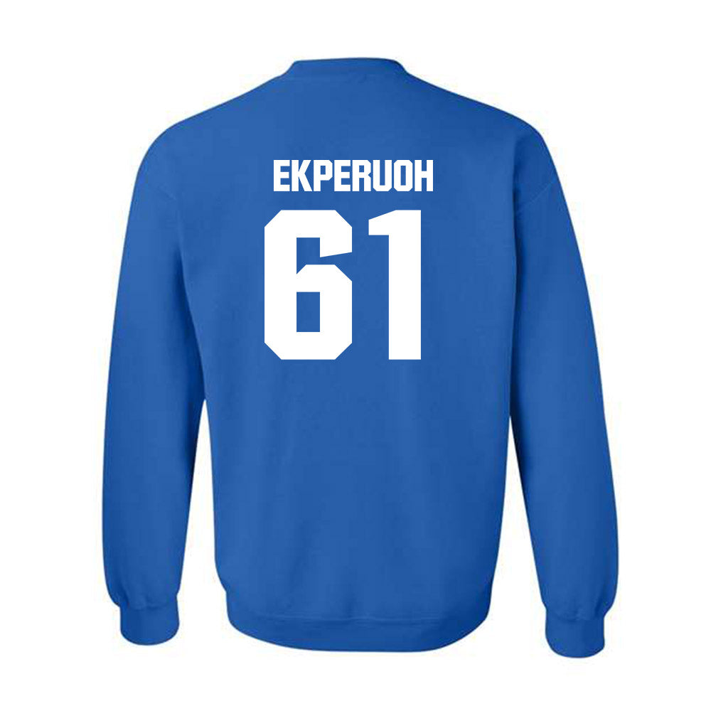 Kentucky - NCAA Football : Jason Ekperuoh - Generic Shersey Crewneck Sweatshirt-1