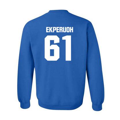 Kentucky - NCAA Football : Jason Ekperuoh - Generic Shersey Crewneck Sweatshirt-1