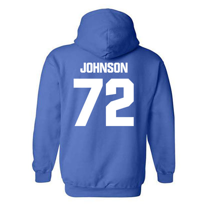 Kentucky - NCAA Football : Hayes Johnson - Generic Shersey Hooded Sweatshirt-1