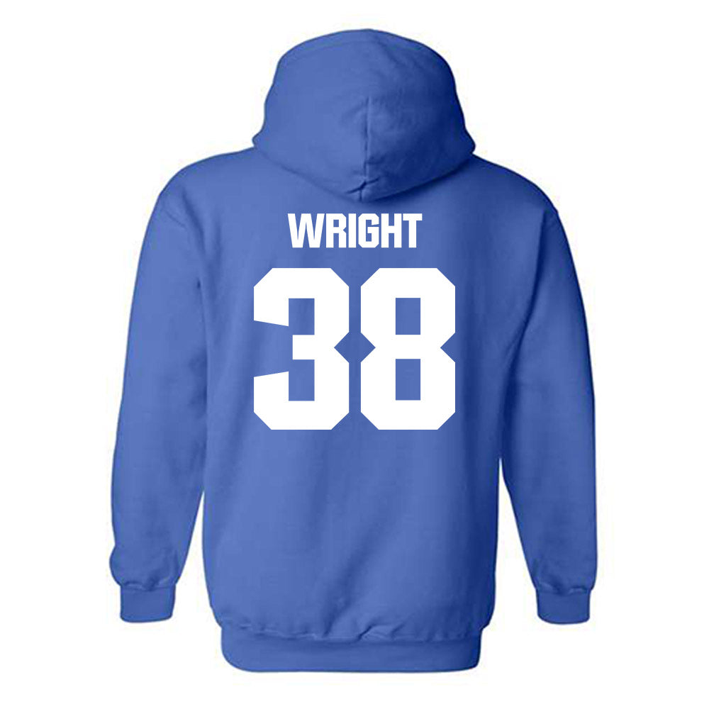 Kentucky - NCAA Football : Tyler Wright - Generic Shersey Hooded Sweatshirt-1