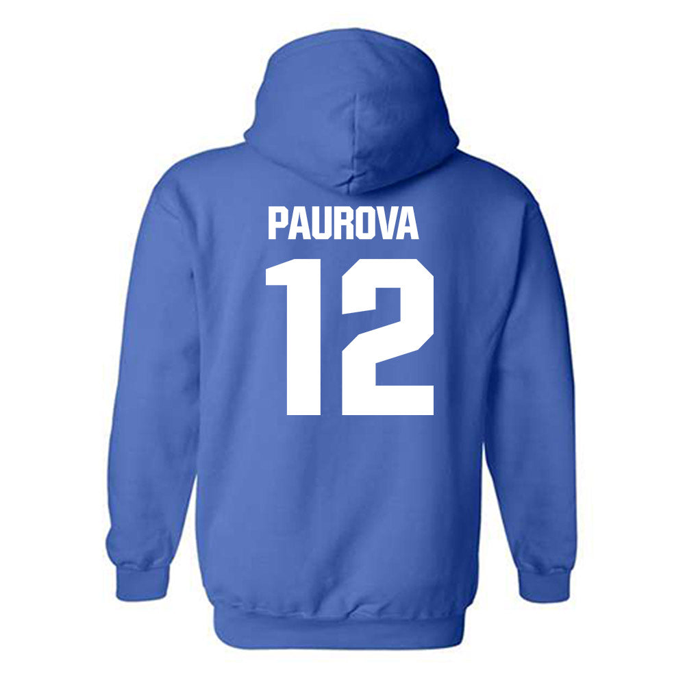 Kentucky - NCAA Women's Basketball : Dominika Paurova - Generic Shersey Hooded Sweatshirt-1
