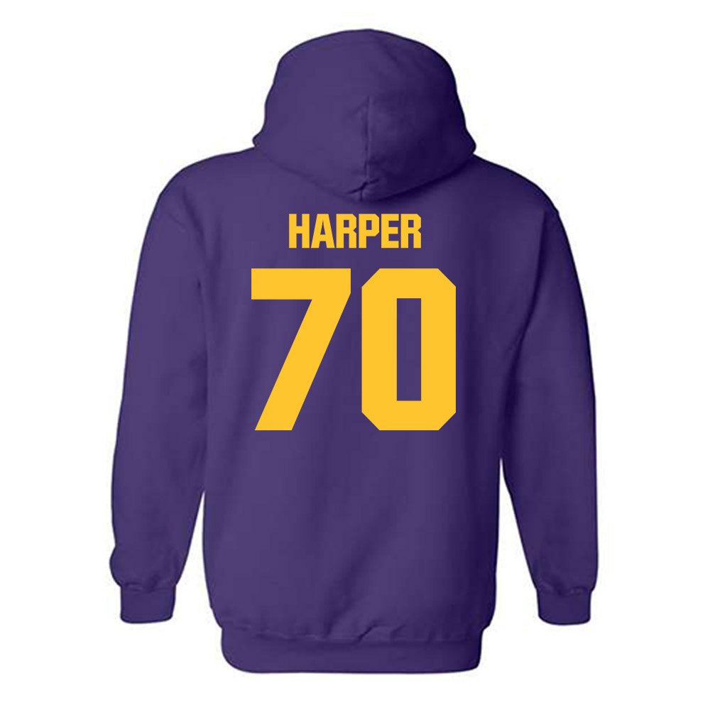LSU - NCAA Football : Devin Harper - Classic Shersey Hooded Sweatshirt-1