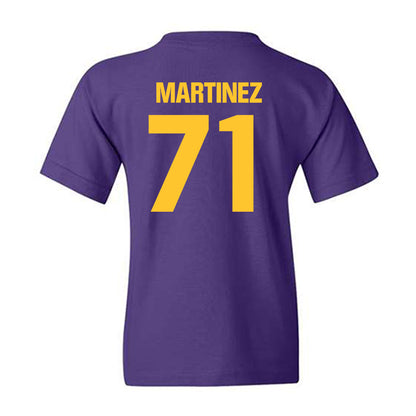 LSU - NCAA Football : Brysten Martinez - Classic Shersey Youth T-Shirt-1