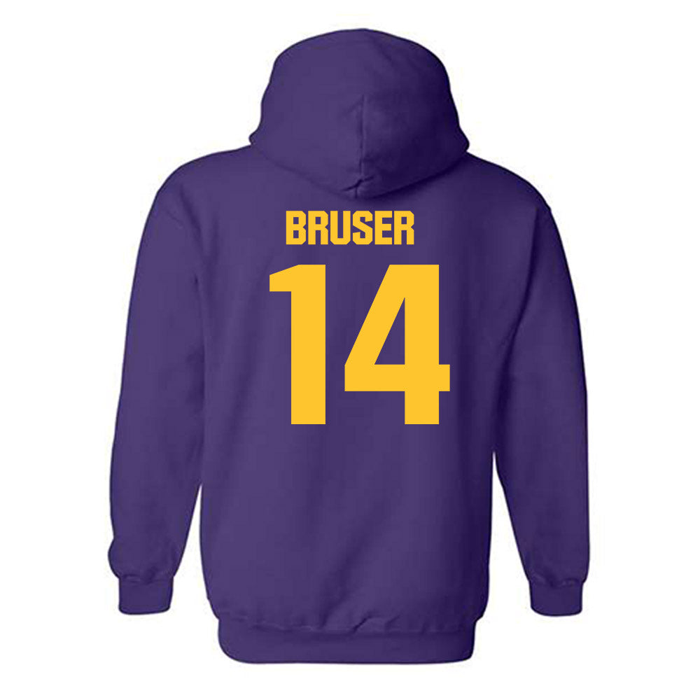 LSU - NCAA Women's Soccer : Annaleigh Bruser - Classic Shersey Hooded Sweatshirt-1