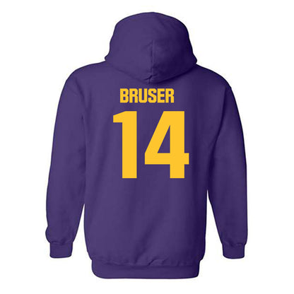 LSU - NCAA Women's Soccer : Annaleigh Bruser - Classic Shersey Hooded Sweatshirt-1