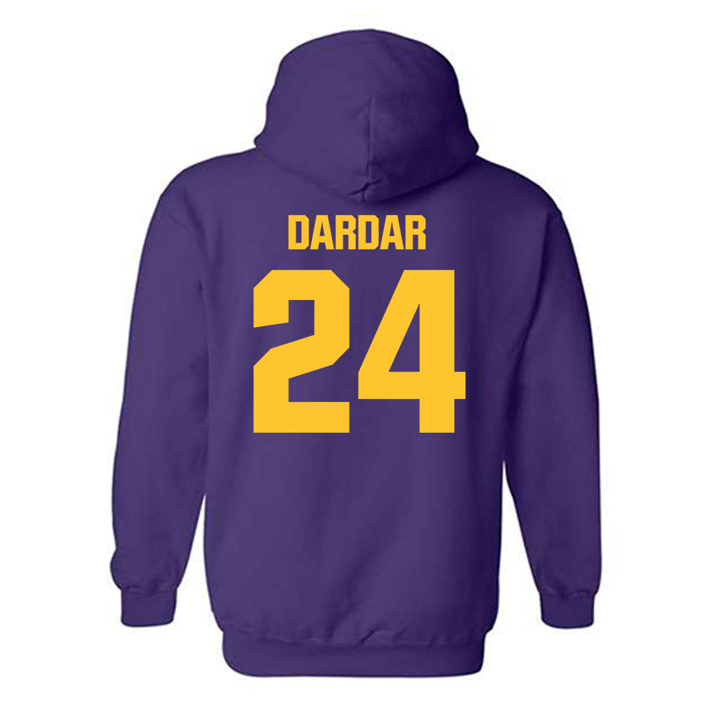 LSU - NCAA Baseball : Seth Dardar - Classic Shersey Hooded Sweatshirt-1