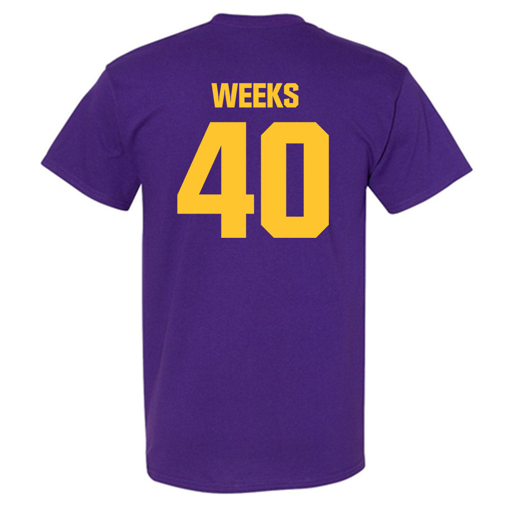LSU - NCAA Football : Whit Weeks - Classic Shersey T-Shirt-1