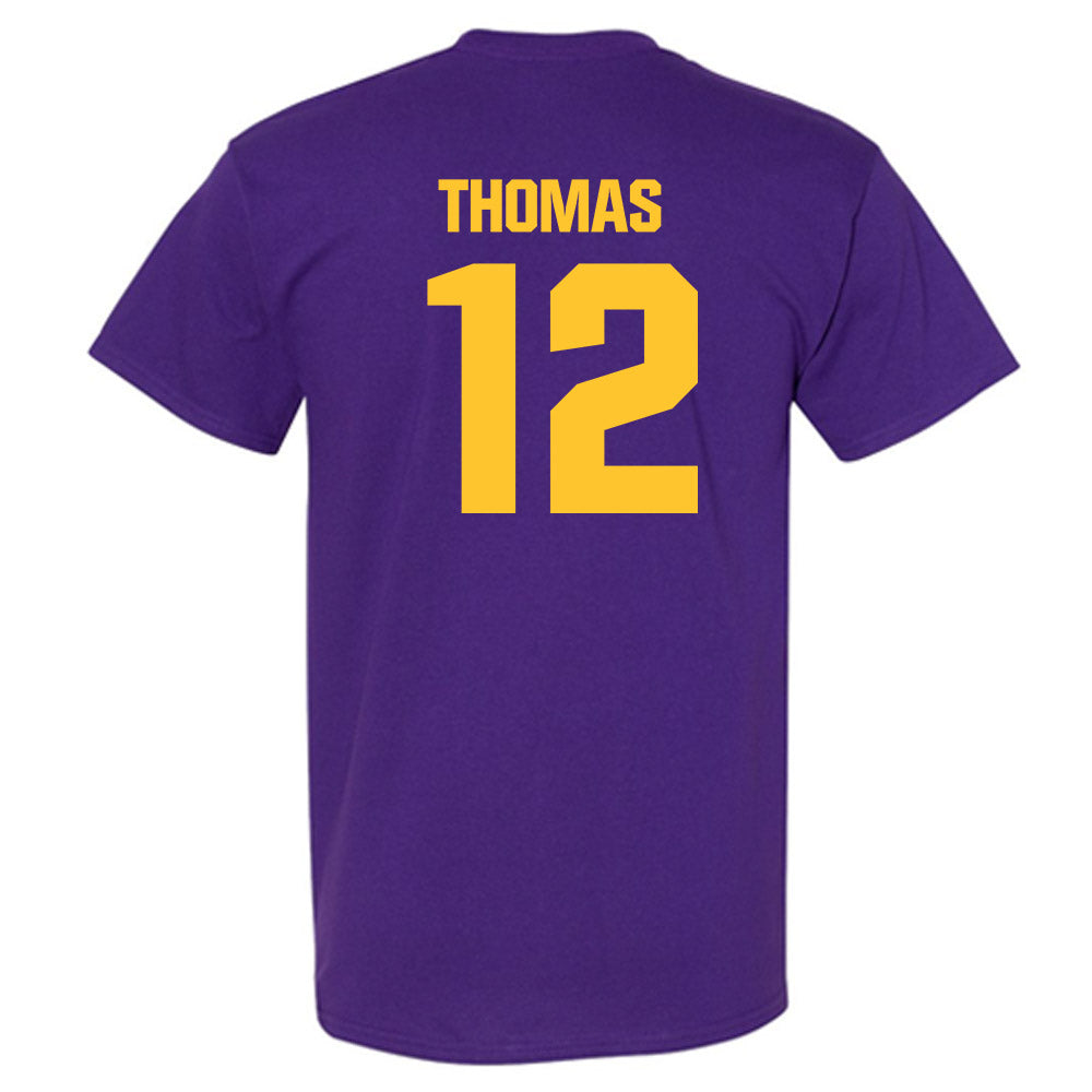 LSU - NCAA Football : Malachi Thomas - Classic Shersey T-Shirt-1
