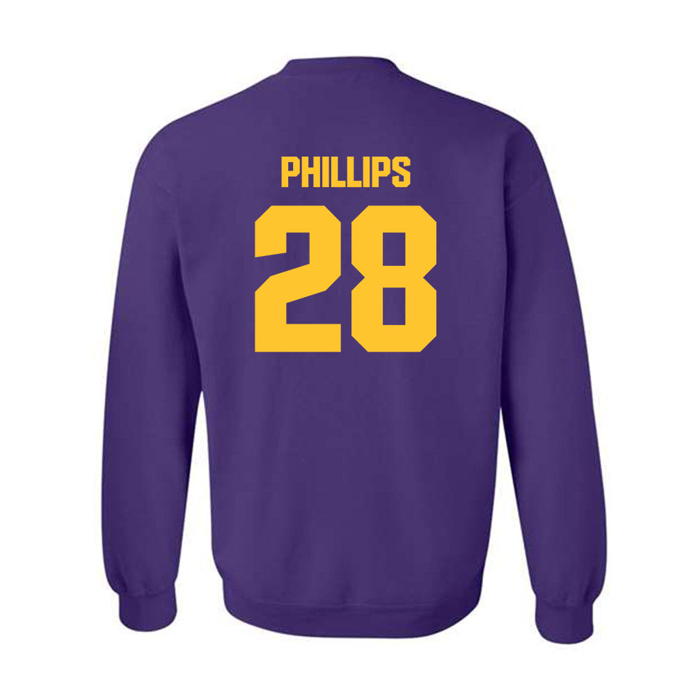 LSU - NCAA Softball : Jada Phillips - Classic Shersey Crewneck Sweatshirt-1