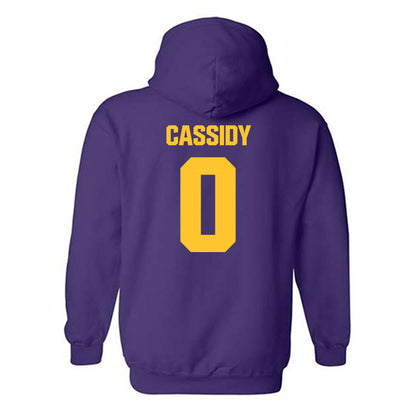 LSU - NCAA Women's Volleyball : Laurel Cassidy - Classic Shersey Hooded Sweatshirt-1
