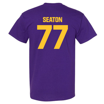 LSU - NCAA Football : Jordan Seaton - Classic Shersey T-Shirt-1