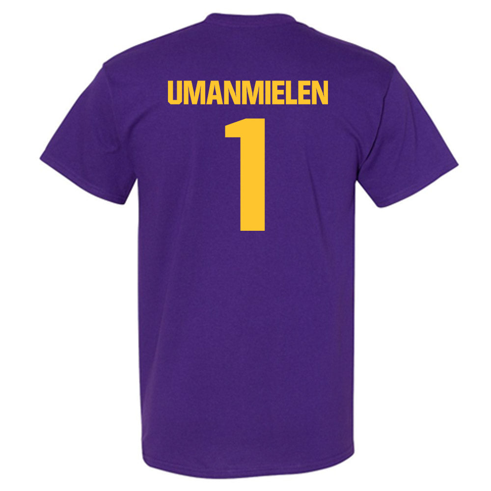 LSU - NCAA Football : Princewill Umanmielen - Classic Shersey T-Shirt-1