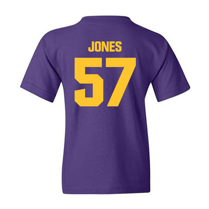 LSU - NCAA Football : Jakolby Jones - Classic Shersey Youth T-Shirt-1