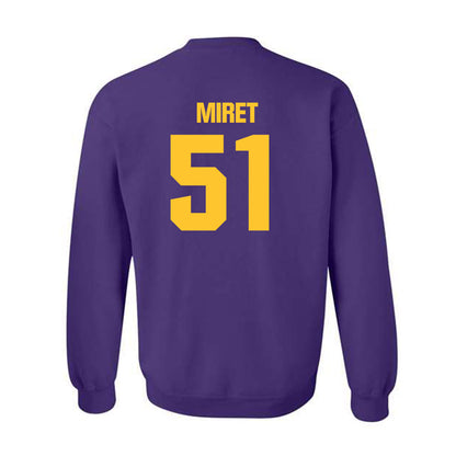LSU - NCAA Football : Ryan Miret - Classic Shersey Crewneck Sweatshirt-1