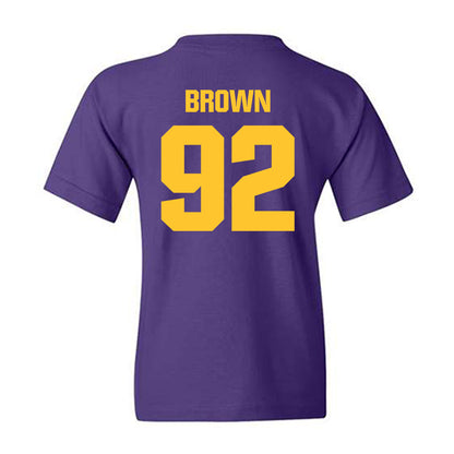 LSU - NCAA Football : Brandon Brown - Classic Shersey Youth T-Shirt-1