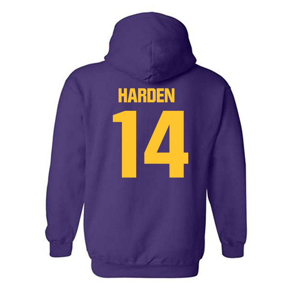 LSU - NCAA Baseball : Daniel Harden - Classic Shersey Hooded Sweatshirt-1