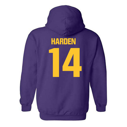 LSU - NCAA Baseball : Daniel Harden - Classic Shersey Hooded Sweatshirt-1