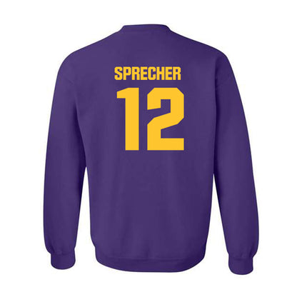 LSU - NCAA Beach Volleyball : Julia Sprecher - Classic Shersey Crewneck Sweatshirt-1