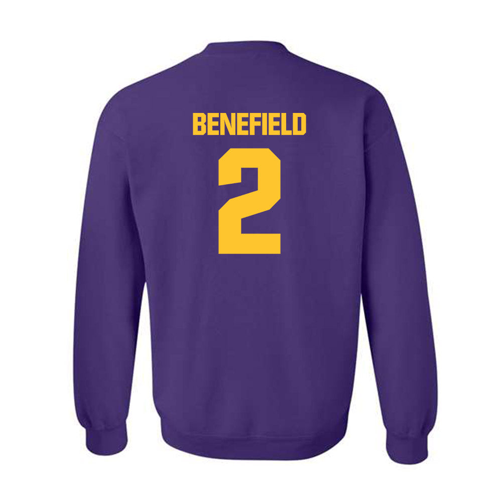 LSU - NCAA Football : Ty Benefield - Classic Shersey Crewneck Sweatshirt-1