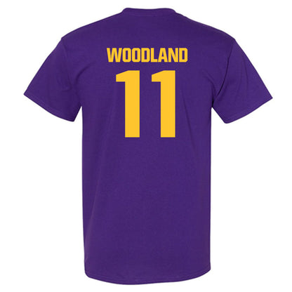 LSU - NCAA Football : PJ Woodland - Classic Shersey T-Shirt-1