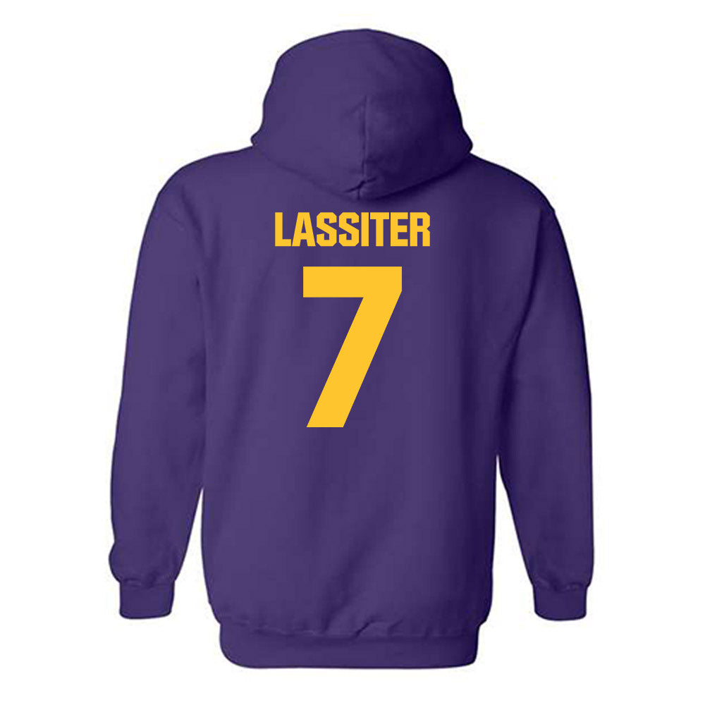 LSU - NCAA Softball : Jalia Lassiter - Classic Shersey Hooded Sweatshirt-1