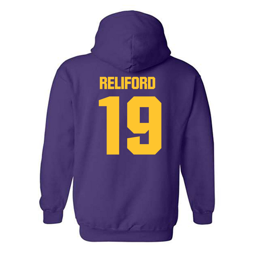 LSU - NCAA Football : Gabriel Reliford - Classic Shersey Hooded Sweatshirt-1