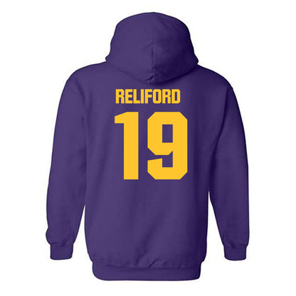 LSU - NCAA Football : Gabriel Reliford - Classic Shersey Hooded Sweatshirt-1