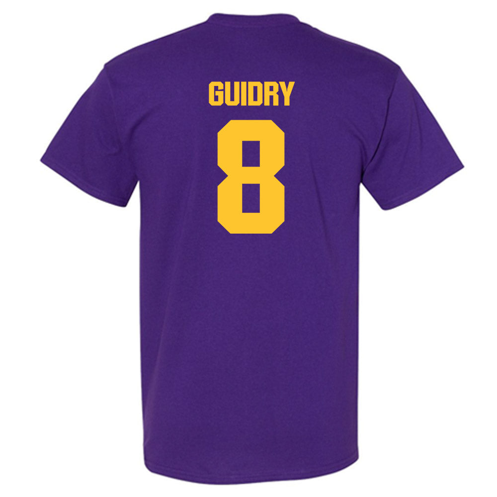 LSU - NCAA Baseball : Gavin Guidry - Classic Shersey T-Shirt-1