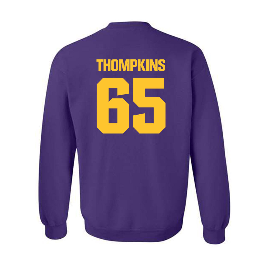 LSU - NCAA Football : Sean Thompkins - Classic Shersey Crewneck Sweatshirt-1