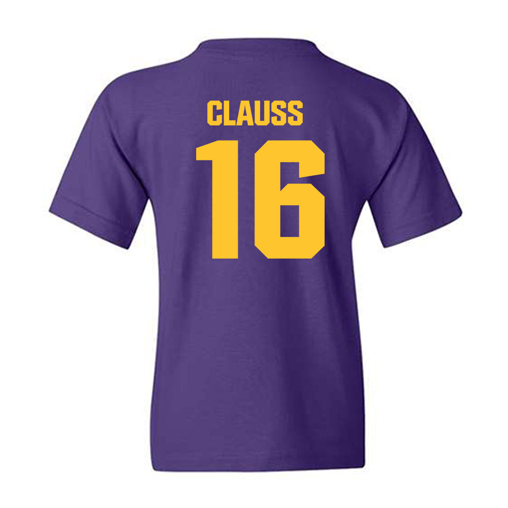 LSU - NCAA Baseball : Ethan Clauss - Classic Shersey Youth T-Shirt-1