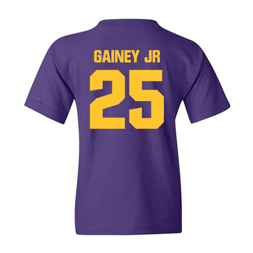 LSU - NCAA Football : Rod Gainey jr - Classic Shersey Youth T-Shirt-1