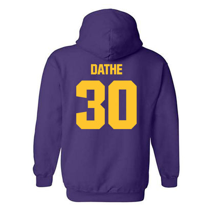 LSU - NCAA Baseball : Dax Dathe - Classic Shersey Hooded Sweatshirt-1