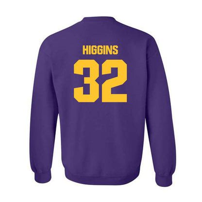 LSU - NCAA Football : Gavin Higgins - Classic Shersey Crewneck Sweatshirt-1