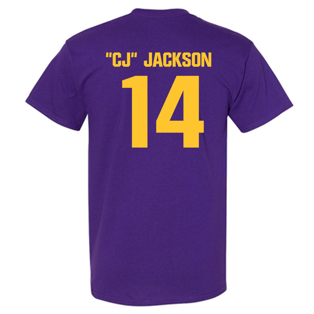 LSU - NCAA Football : Christopher "CJ" Jackson - Classic Shersey T-Shirt-1