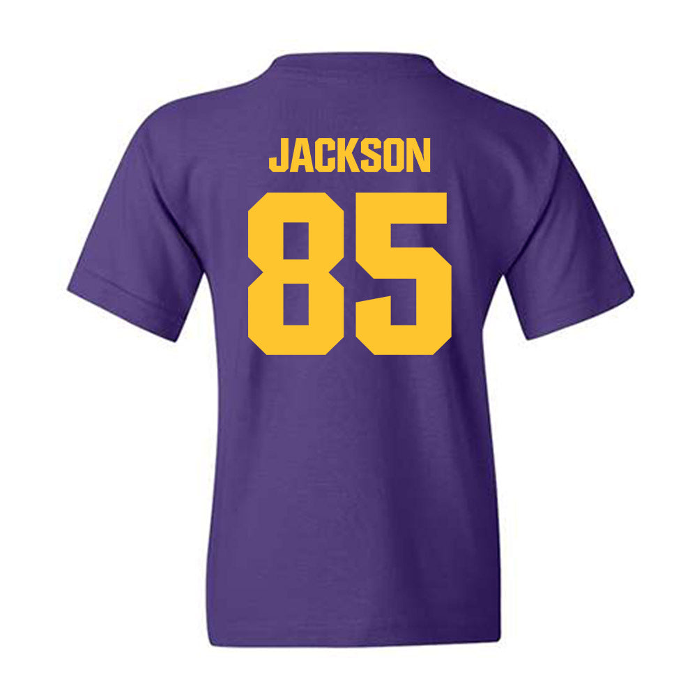 LSU - NCAA Football : Josh Jackson - Classic Shersey Youth T-Shirt-1