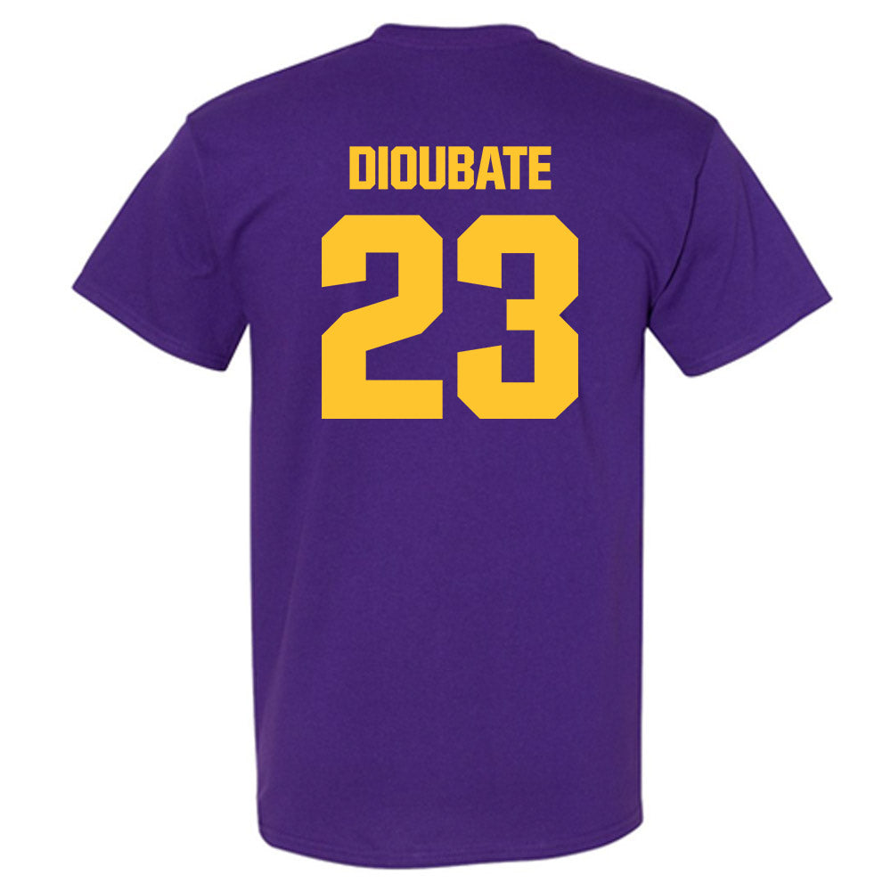 LSU - NCAA Men's Basketball : Mouhamed Dioubate - Classic Shersey T-Shirt-1