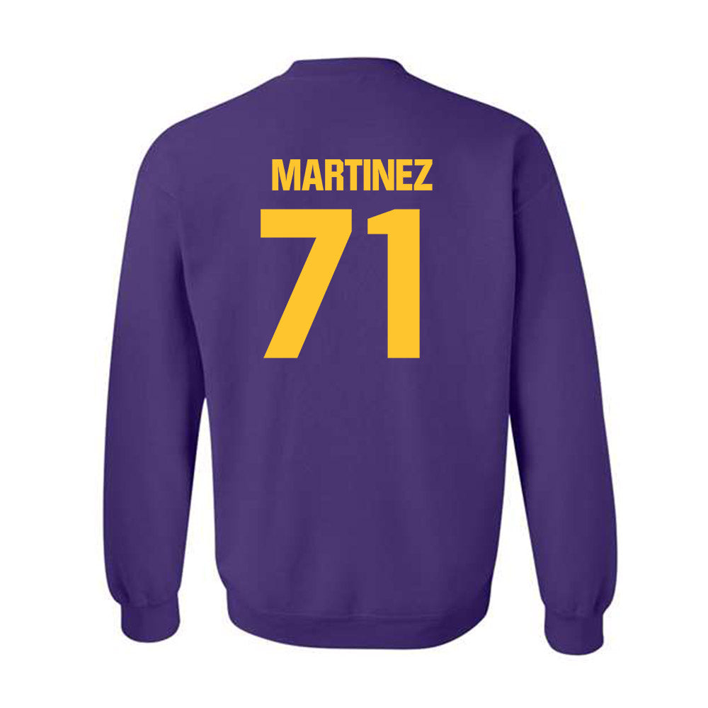 LSU - NCAA Football : Brysten Martinez - Classic Shersey Crewneck Sweatshirt-1