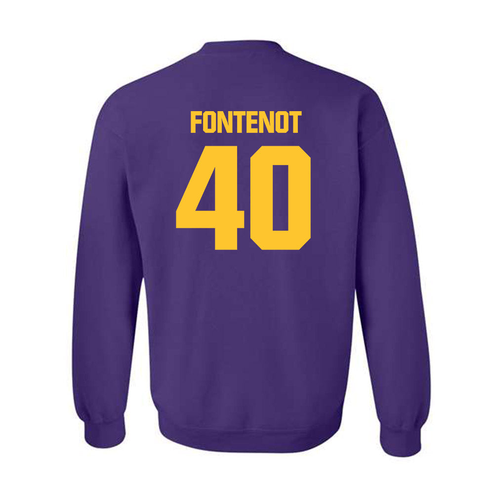 LSU - NCAA Baseball : Grant Fontenot - Classic Shersey Crewneck Sweatshirt-1