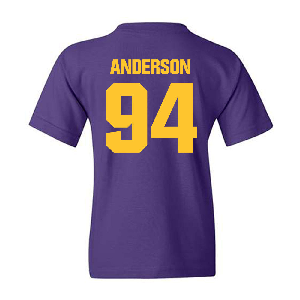 LSU - NCAA Football : Richard Anderson - Classic Shersey Youth T-Shirt-1