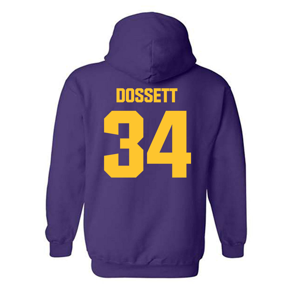 LSU - NCAA Football : Mason Dossett - Classic Shersey Hooded Sweatshirt-1